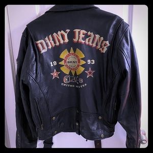 DKNY women’s leather jacket